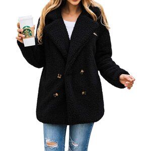 Women's Fashion Winter Coats Sherpa Fleece Faux Fur Shearling Oversized Trendy J